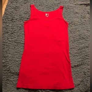 JCPENNEY red ribbed tank